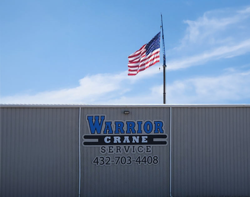 Crane Services 3 warrior crane shop